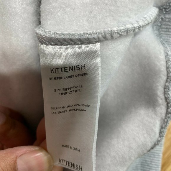 Gray Women's Hoodie Sweater - Picture 4 of 7